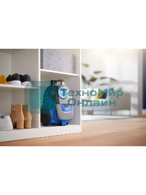 Пылесос Philips XB2022/01 темно-синий, 360/1800 Вт, уборка сухая, пылесборник контейнер 1.3 л