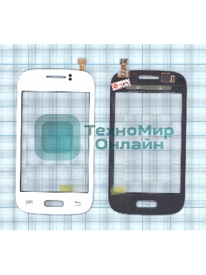 Сенсорное стекло (тачскрин) для Samsung Galaxy Young GT-S6310 GT-S6312, белое
