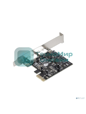 Контроллер ExeGate EXE-501 PCI-E 2.0, SATA3 6Gb/s, 2 int+2 ext (OEM)