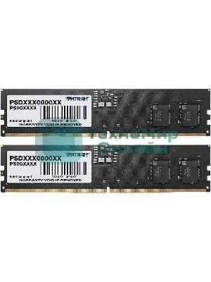 Оперативная память Patriot Signature, DDR5, 32GB (2x16 GB), 4800 MHz, CL40, DIMM