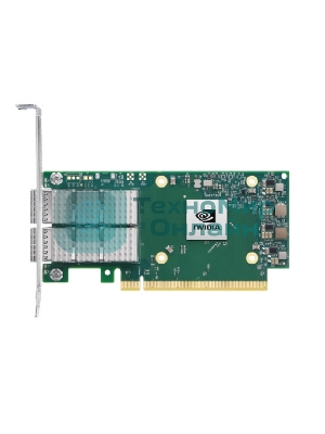 Сетевая карта ConnectX®-6 Dx EN adapter card, 100GbE, Dual-port QSFP56, PCIe 4.0 x16, Crypto and Secure Boot, Tall Bracket