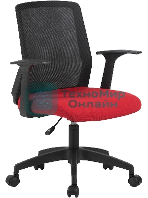 Кресло Cactus CS-MC222-BKRD черный, сетка