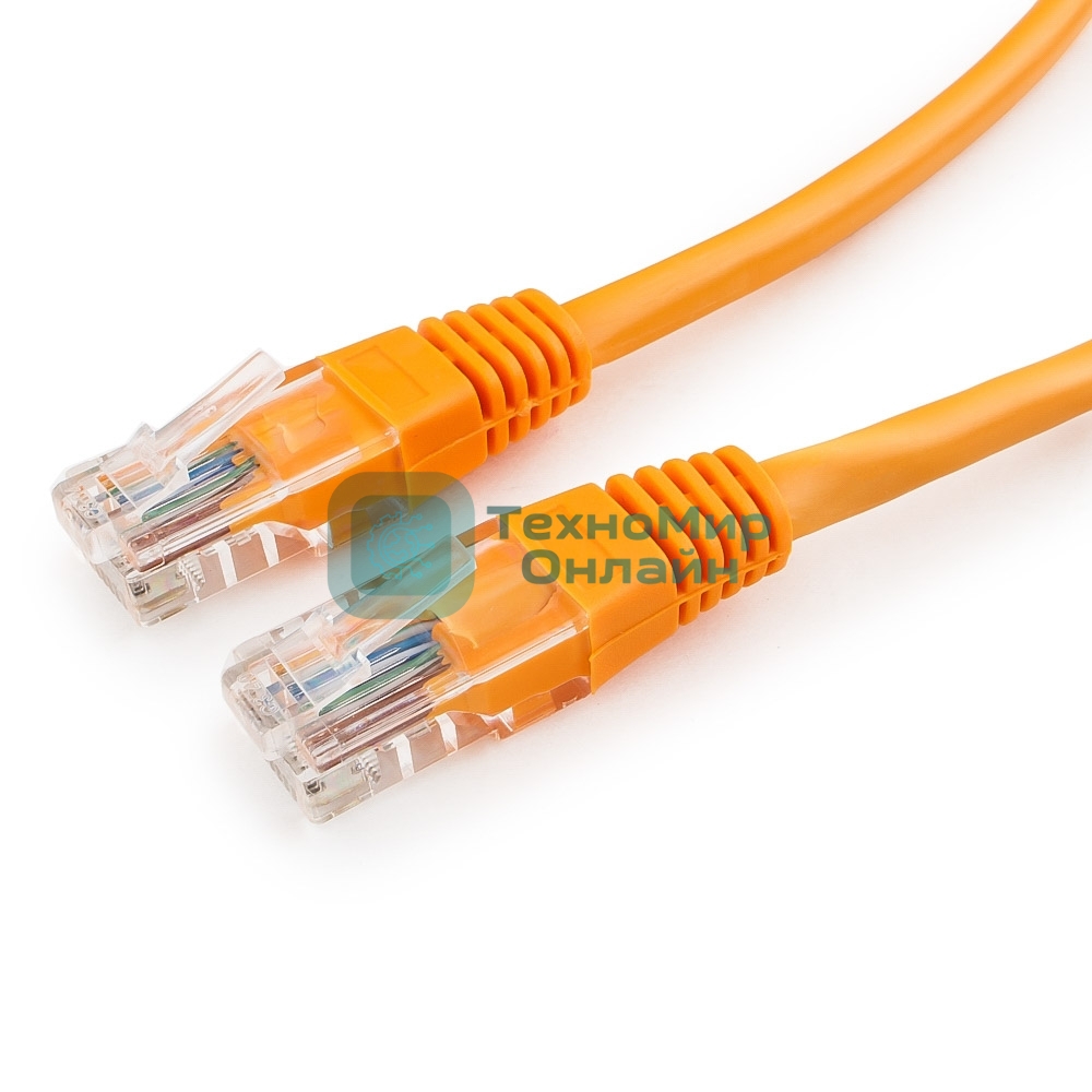 Патч-корд UTP Cablexpert PP12-1.1.5M/O кат.5e, 1.5 м, литой, многожильный (оранжевый)