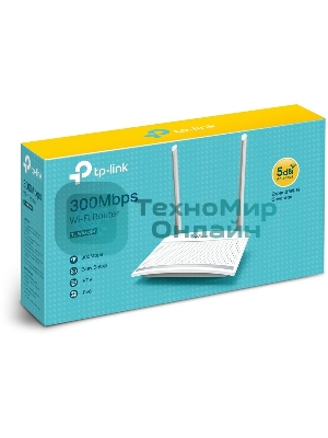 Роутер беспроводной TP-Link TL-WR820N N300 10/100BASE-TX белый