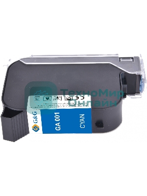 Картридж струйный G&G GA-001C голубой (42мл) для G&G GG-HH1001