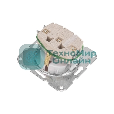 Розетка Kranz 1-ая керамика DEA с/з с крышкой с/у 16А мех. белый