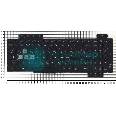 Клавиатура для ноутбука Asus ROG GL704 GL704GM черная c подсветкой