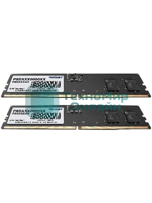 Оперативная память Patriot Signature, DDR5, 32GB (2x16 GB), 4800 MHz, CL40, DIMM