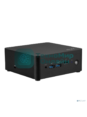 Мини ПК MSI Cubi NUC 1M-053BRU Core 3 100U (1.2) Graphics CR noOS GbitEth WiFi BT 120W черный (936-B0B111-081)