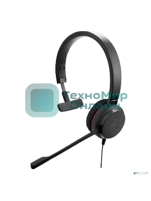 Гарнитура Jabra Evolve 30 II MS Mono чёрный, проводная, USB