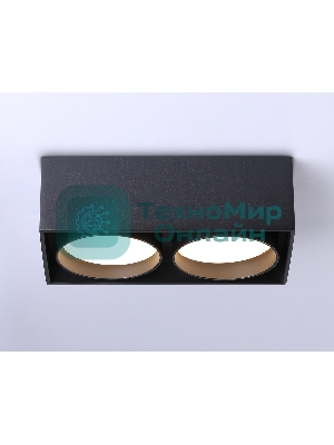 Светильник накладной TN70875/2 BK черный GX53/2 max 12W 185*92*62