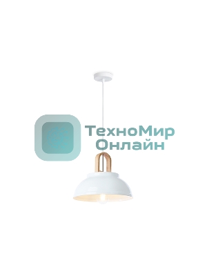 Светильник Ambrella light TR8190 WH/LW белый/светлое дерево E27 max 40W D290*900