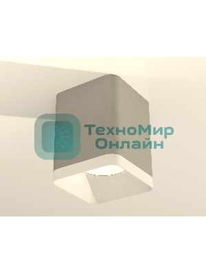 Светильник Ambrella Light XS7814010 SGR/FR серый песок/белый матовый MR16 GU5.3 (C7814, N7755)