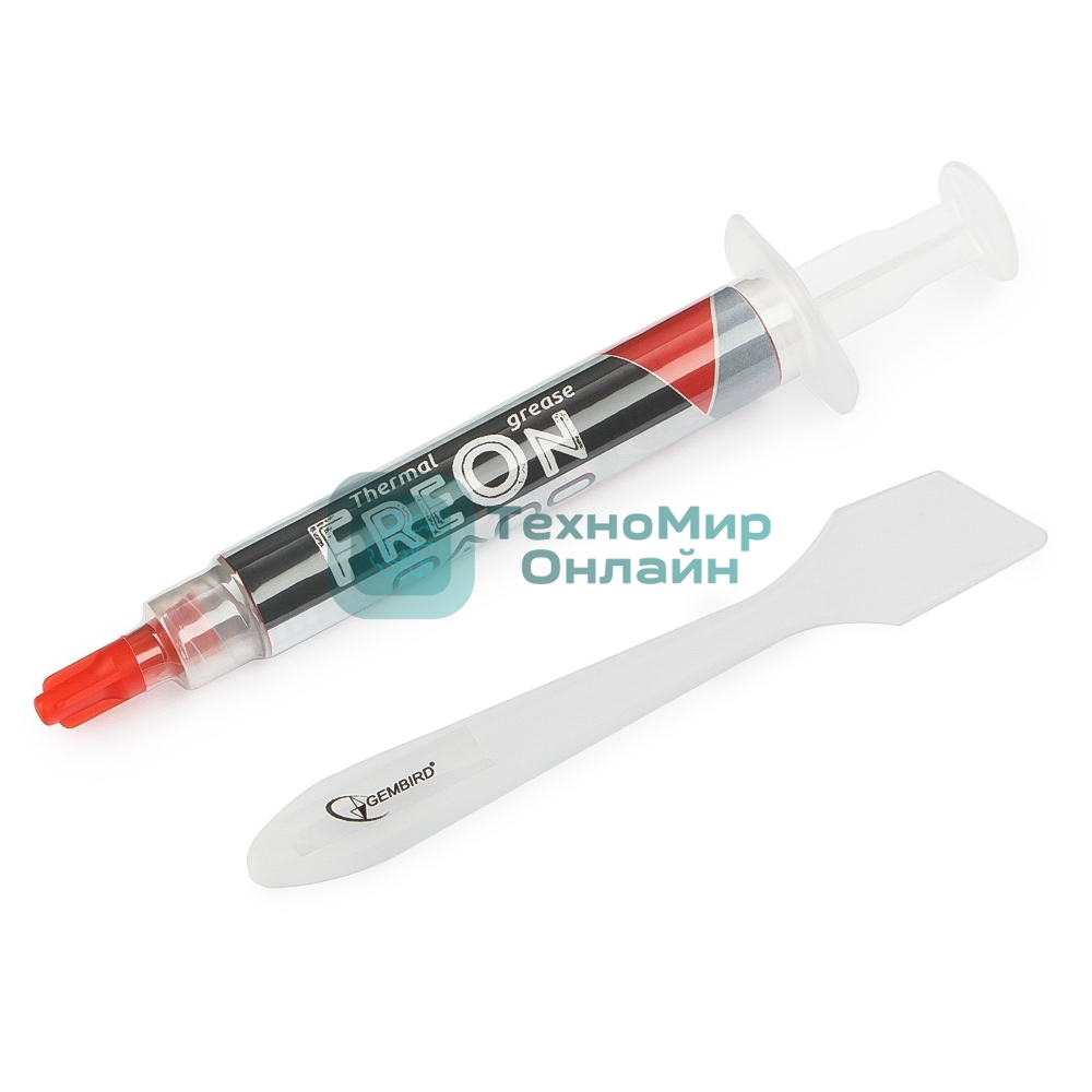 Термопаста Gembird FreOn Nano GF-31-1.5 для радиаторов, 1,5гр, шприц