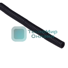 Труба гофрированная ПНД d20 мм легкая с зондом черный (уп. 20 м) Рувинил 22001(20)