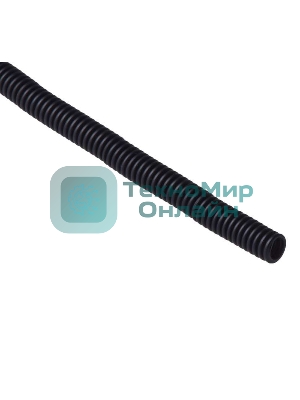 Труба гофрированная ПНД d20 мм легкая с зондом черный (уп. 20 м) Рувинил 22001(20)