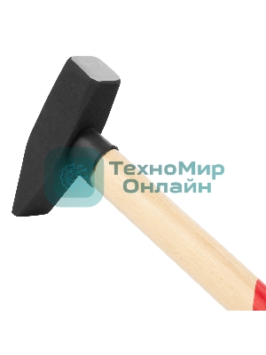 Молоток слесарный Matrix 1000 г, квадратный боек, деревянная рукоятка