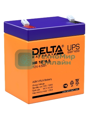 Батарея для ИБП Delta HR 12-4.5 (12V, 4.5Ah)