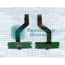 Разъем Micro USB для Nokia Lumia 720 (плата с системным разъемом, микрофоном и шлейфом)