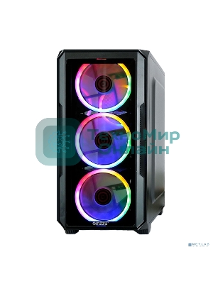 Компьютерный корпус Ginzzu CL690 mATX FAN 4*12FRGb