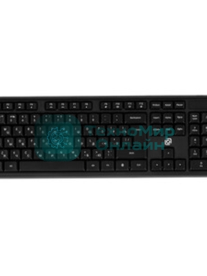 Комплект клавиатура+мышь Oklick S277W беспроводной, USB, 1600 DPI, серый