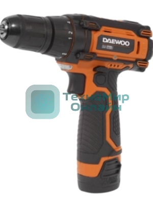 Дрель-шуруповерт Daewoo DAA 1220Li, 12 В, 1.5 Ач, 32 Нм, щеточный