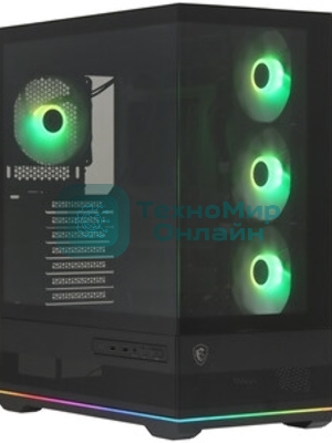 Компьютерный корпус MSI MAG Pano 110R PZ черный без БП ATX 6x120мм 7x140мм 2xUSB 3.0 1xUSB3.1 audio AirDuct bott PSU
