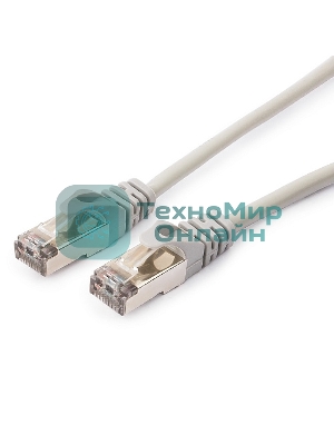 Патч-корд UTP Cablexpert cat.5e, 15м, литой, многожильный серый