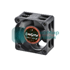 Вентилятор для корпуса ExeGate EX04020S3P черный, 40 мм, 6500 об/мин, 28 дБ, 3 pin