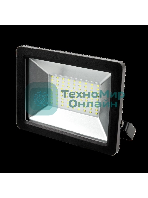 Прожектор светодиодный Gauss Elementary 70Вт 4370лм IP65 6500К черный ПРОМО