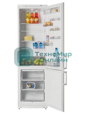 Холодильник Atlant ХМ-4026-000 белый двухкамерный 272/101л морозилка снизу