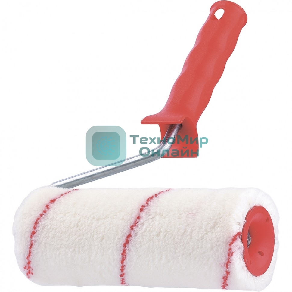 Валик в сборе Matrix нейлон, 180 мм, ворс 9 мм, D 36 мм, D ручки 6 мм