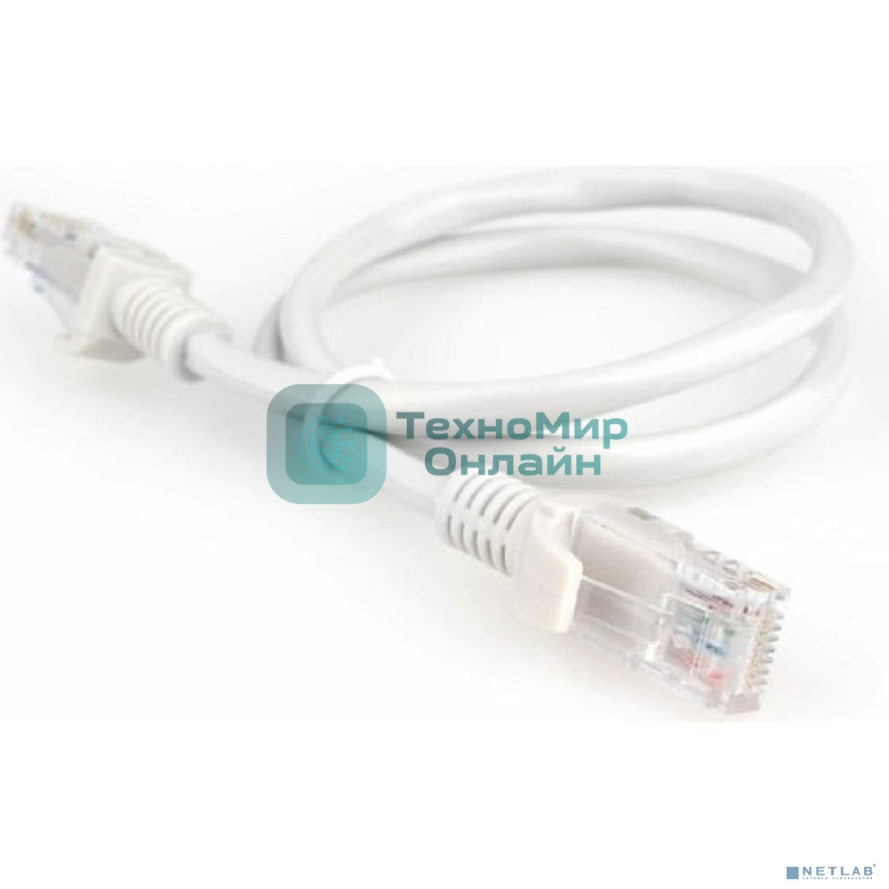 Патч-корд CCA light UTP Гарнизон PC-UTP-5e-0.5-G cat.5e, 0.5м, литой, многожильный серый