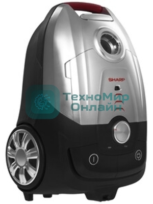 Пылесос Sharp ECJB19RS серебристый, 350/1900 Вт, уборка сухая, пылесборник мешок 2.3 л