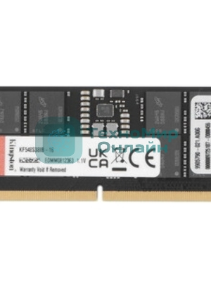 Оперативная память Kingston Fury Impact, DDR5, 16Gb (1x16Gb), 6400MHz, CL38, ECC, SO-DIMM, с радиатором, черный