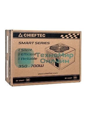 Блок питания Chieftec GPS-650A8, 650Вт, 80 PLUS, 120мм, черный