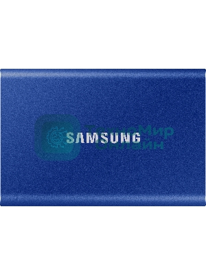 Внешний SSD Samsung T7, 1TB, USB 3.2 Gen 2 Type-C, R/W 1050/1000, синий