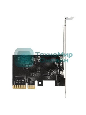 Контроллер ExeGate EXE-321 EX293839RUS (PCI-E x4 v3.0, 20Gbps (USB3.2 GEN2x2) Type-C ext., ASMedia Chipset ASM3242)