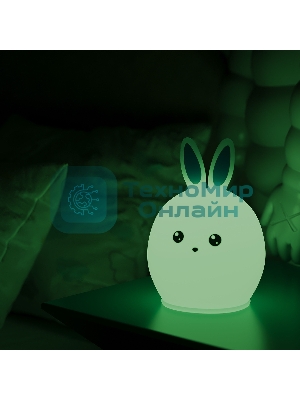 Ночник Gauss NN301 кролик белый