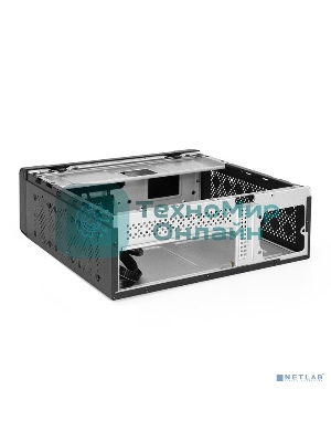 Компьютерный корпус Desktop ExeGate FL-102-TPS350 (mini-ITX, БП TPS350 с вент. 8см, 2*USB + 1*USB 3.0, аудио, черный)