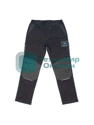 Брюки профессиональные рабочие, 97% хлопок 3% спандекс, L Gross