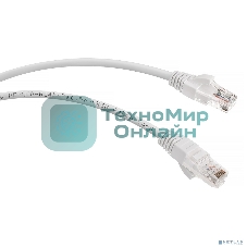 Шнур коммутационный Cabeus, Cat.5e, неэкр., U/UTP, RJ45/RJ45, LSZH, AWG24, 3м, белый