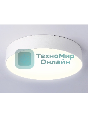 Потолочный светодиодный светильник Ambrella light FV5523 WH белый LED 35W 3000K D300*58 (Без ПДУ)