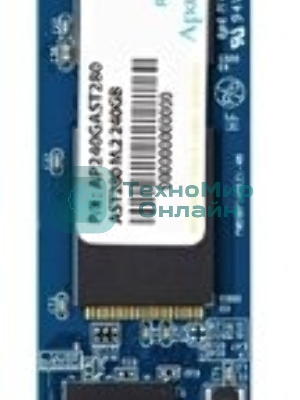 Накопитель SSD Apacer AST280, 240Gb, M.2 2280, SATA III, R/W 520/495