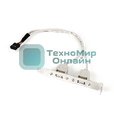 Планка в сист. блок на 2 USB2,0, Gembird 