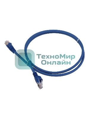Патч-корд LANMASTER LSZH UTP кат.5e, 1.0 м, зеленый