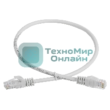 Шнур коммутационный Cat.5e UTP 1м серый GENERICA
