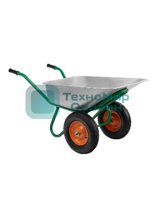 Тачка садово-строительная Palisad 2-х колесная, усиленная, грузоподъемность 320 кг, объем 100 л