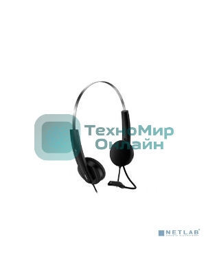 Гарнитура Genius HS-220U черный, проводная