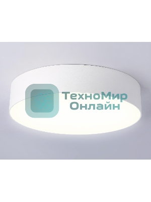 Потолочный светодиодный светильник Ambrella light FV5523 WH белый LED 35W 3000K D300*58 (Без ПДУ)